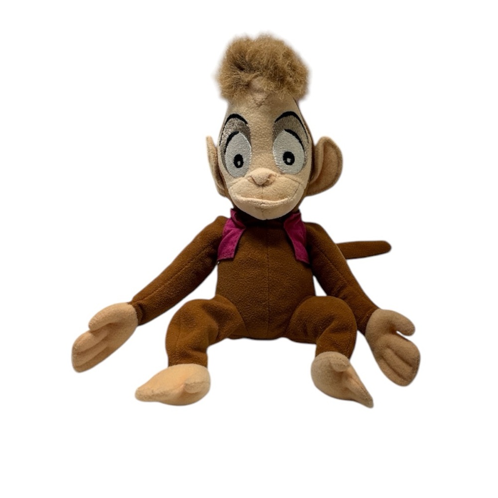 Vintage Disney World Abu Monkey From Aladdin Bean Bag Plush Stuffed Animal Toy